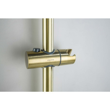 AQ2016BG ОБЕРОН душевой гарнитур 3jet 65 см, шлиф. золото AQ2016BG-9