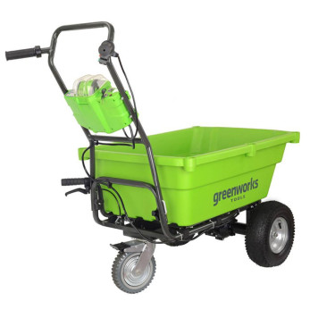Тележка садовая самоходная Greenworks G40GC (без АКБ и ЗУ)-3