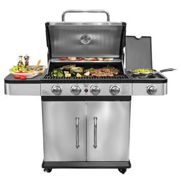 Гриль газовый BELLAGIO Villa 400 Silver-2
