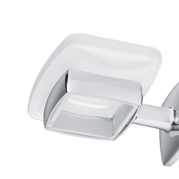 A9034200 Мыльница стеклянная с настенным держателем-5