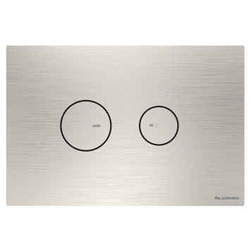 Клавиша смыва, Artceram, Inox 714, для унитаза, шгв 245-5,5-165, цвет-Steel