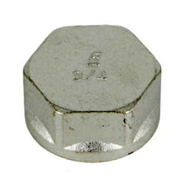 Заглушка, ELSEN, TIN PLATED Metalit, В, 3/4, TIN латунь, CN