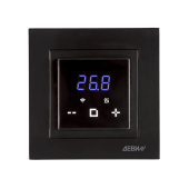 Терморегулятор ДЕВИ Classy c Wi-Fi, с датчиком пола, черный, 16А 140F1069R