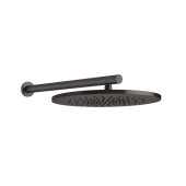 Gessi 316 Душевая головка шарнирная для настенного крепления на 1/2, Oslash;350мм, цвет: brushed black metal pvd. 54148#707