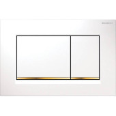 115.883.KK.1 Клавиша смыва Sigma 30, двойной смыв, к 111.300/350/361/362/380/390/796 белый/золото/белый 115.883.KK.1