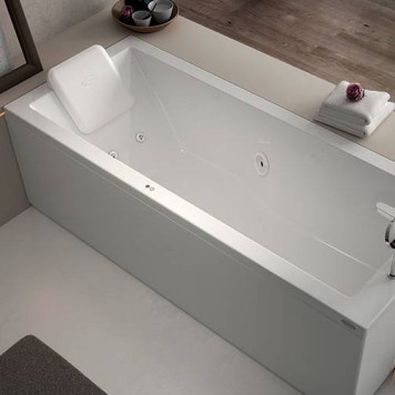 JACUZZI ENERGY Ванна с г/м 180x80x57см, без панели , смеситель, кит (форсунки, водозаборник,слив), SX, цвет белый. 9440A19A, ENE30121300-4