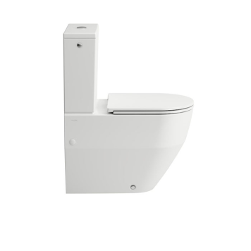 Laufen Pro Унитаз моноблок, приставной 36х65х44см., слив универсальный, подвод сбоку, цвет: белый. 8.2595.2.000.000.1, 8.2995.2.000.872.1-3