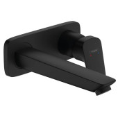 Hansgrohe Logis Смеситель для раковины, настенный, цвет: черный матовый. 71220670