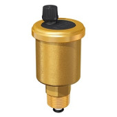 Воздухоотводчик автоматический, Flamco, Flovent, R 3/8 M, бар- от 0,2 до 8, T°C -110, с отсечным клапаном, латунь