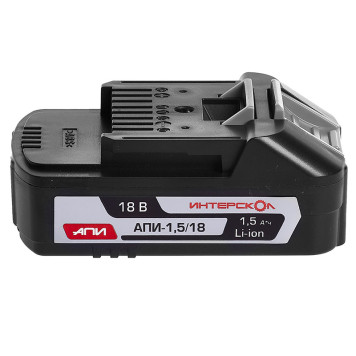 Аккумулятор ИНТЕРСКОЛ АПИ-1,5/18 (слайдер)-1