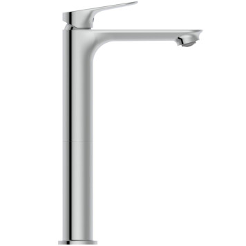 Ideal Standard Ceralife O Смеситель для раковины, на 1 отв., H24см., высокий, технология BlueStart, с донным клапаном Click Clack, цвет: хром. BE013AA-6