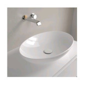 Раковина, Villeroy Boch, Loop Friends, шгв 560-380-120, отверстия для смесителя-отсутствуют, цвет-альпийский белый (белый Alpin)