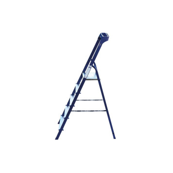 Стремянка Алюмет 5 ступеней стальная с пластиковым органайзером-1