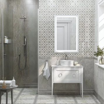 Kerama Marazzi Plaza Classic Зеркало 65x100см, цвет: белое матовое. PL.C.mi.65\WHT-5