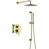 Timo SX-2309/17SM Saona Набор для комплектации душа Ø250/-- мм, 1/1 режим, штанга H=650 мм, золото м SX-2309/17SM