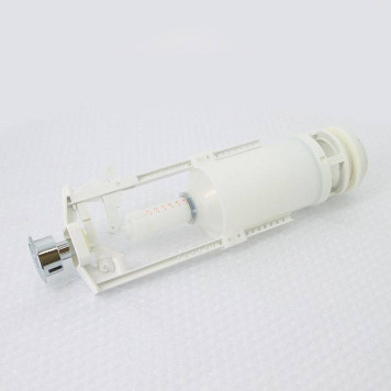 Сливной механизм Alcaplast со стоп-кнопкой хром-1