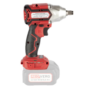 Гайковерт аккумуляторный ударный бесщеточный REDVERG RD-IW18BL-350/U (без акк, без з/у)-4