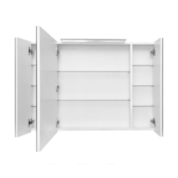 Roca Oleta Зеркальный шкаф 100х70см, c LED-светильником, цвет: белый. A857648806-3
