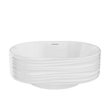 Kerama Marazzi ArtBasin Sabbia Раковина накладная 50.5х36.6см., без отв., цвет: белый глянцевая-4