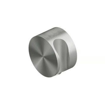 QuadroDesign Выпуск для ручного душа с держателем, цвет: brushed stainless steel