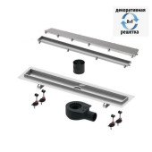 Комплект TECElinus для монтажа дренажного канала 2 в 1, с основой для плитки “tile” и “steel”, с мем 15103099