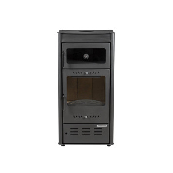 Печь-камин HOSSEVEN ROSE OVEN ANTHRACITE-1