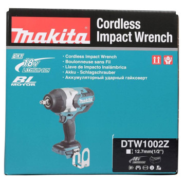 Гайковерт аккумуляторный ударный Makita DTW1002Z (без акк, без з/у)-2