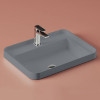 Artceram Fuori Scala Раковина 60х45 см, встраиваемая, с 1 отв., без перелива, цвет: denim. TFL034 37 00