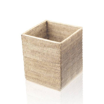 Decor Walther Basket QK Корзина для бумаги 25x25x30см, напольная, цвет: ротанг светлый. 0927391