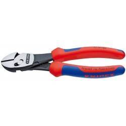 Боковые кусачки KNIPEX TwinForce, черные, 180 мм (7372180)