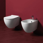 SIMAS Vignoni биде подвесное 56х36,5см, с 1 отв. под смеситель, цвет: белый. VI19 bi*1,  F85