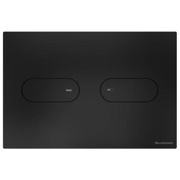Клавиша смыва, Artceram, Inox 711, для унитаза, шгв 245-5,5-165, цвет-Black Matt