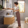 Hansgrohe Rebris E Смеситель для раковины, 1 отв., с донным клапаном, цвет: черный матовый