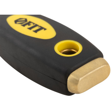 Шпатель для удаления ржавчины Профи, толщ. лезвия 1 мм, двухкомп.ручка с метал.бойком 5 (125 мм)-8