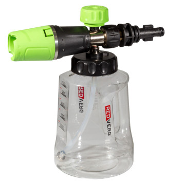 Пенообразователь REDVERG для моек 1000 мл латунь + 2 адаптера (860275)