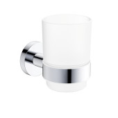 AQM7212CR Trento Стакан для зубных щеток, латунь/матовое стекло, хром AQM7212CR