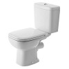 Duravit D-Code Унитаз-моноблок 35.5x65см., с отдельным бачком, с механизмом слива, слив в стену, цвет: белый