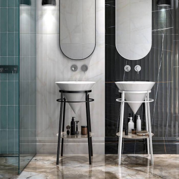 Kerama Marazzi CONO Металлическая структура напольная 44x77см, цвет: белый матовый-3