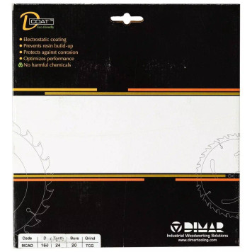 Пила по дереву Dimar D160x20x2,2 Z24 91334013-2