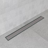 Душевой лоток BETTOSERB Premium 550 ; Дизайн-вставка двухсторонняя (металл без перфорации матовый хром / полая под плитку), рамка металл матовый хром. 
Минимальная высота монтажа 65 мм
Пропускная способность до 100 л/мин с гидрозатвором , до 55 л/мин