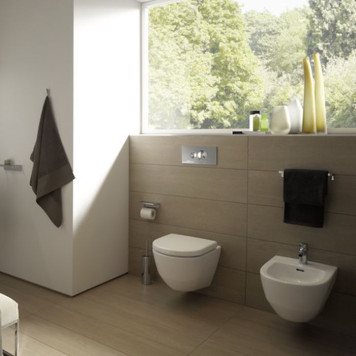 Laufen Pro Биде подвесное 56x36x33,5 см, с 1 отв., c покрытием LCC цвет: белый-6