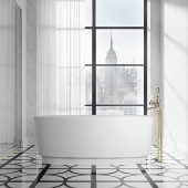 DevonDevon Dove Ванна отдельностоящая, 170.5х64.7х84.6см., White tec plus, с донным клапаном, цвет: белый. DOVE