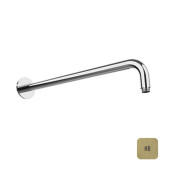 Almar Arms Кронштейн для верхнего душа, настенный 42см., с круглым отражателем, цвет: латунь брашированная PVD. E021115.HB