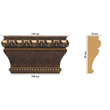 Капитель DECOMASTER D202-56 (144*85*30мм)-1