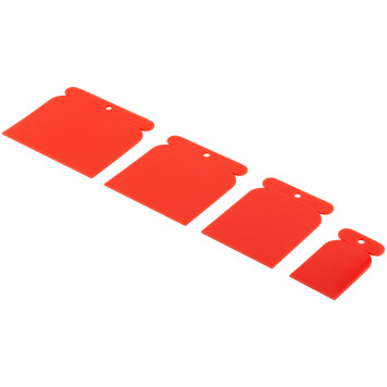 Шпатели пластиковые набор 4 шт.(Япончик) 50/80/100/120 мм-1