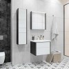 Roca Ronda Тумба подвесная 60x41x48см, с 2 ящиками, цвет: белый/антрацит. Z.RU93.0.296.3