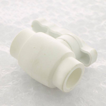 Кран шаровой PPR ProAqua 25 Standart белый ручка-1