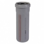 Труба канализационная,Ostendorf, НТЕМ, Ø-50, длина, мм-250, PP (полипропилен), серая