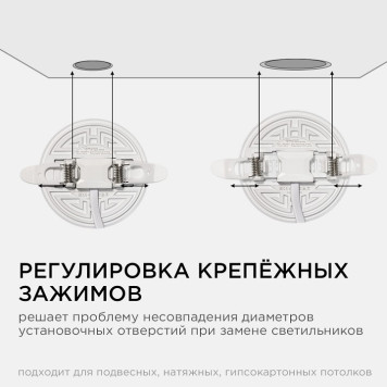 Встраиваемый светильник Apeyron Electrics 06-102-4