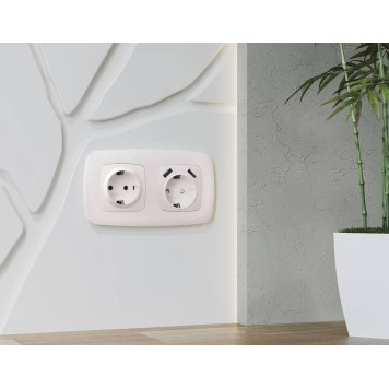 Рамка на 2 поста Ambrella Volt Ecta OF140202-3